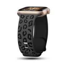 Watch 10 42mm Frm Krd-140 Silikon Kordon Strap Kayış - Yeşil-siyah