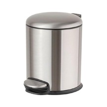 Pedallı Saten Çöp Kovası 5 Lt / 310x230x205 Mm Çok Renkli