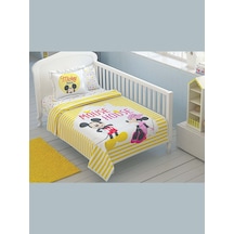Taç Lisanslı Bebek Pike Takımı Minnie&Mickey Baby