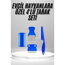 4'lü Bit Evcil Hayvan Tarak Seti Kedi Köpek Bit Tarak Seti Pire Tarağı