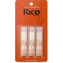 Rico Rja0330 Orange Box Alto Saksafon Kamışı No: 3.0 Orta Seviye/eğitim - 3'lü Paket Standart Kesim, Kolay Çalım Ve Dengeli Direnç