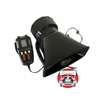 7 Sesli Mikrofonlu Megafon Siren 100 Watt Yüksek Sesli 12 Volt Da