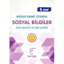 6.Sınıf Modüler Piramit Sistemiyle Sosyal Bilgiler MPS Konu Anlatımı ve Soru Çözümü -  Karekök Eğitim Yayın