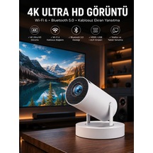 Taşınabilir Android Projeksiyon Ayaklı Çift Kollu 4k Çözünürlüklü Sinema Projeksiyonu 10056426