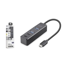İetop Tu1009 Type-c 3.2 Gen2 Hub 4 Port 10 Gbps Siyah