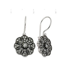 Gümüş Sallantılı Çiçek Küpe N11.48767