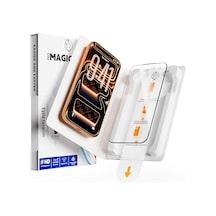 Cappy Kolay Kurulum İphone 18 Pro Max / 17 Pro Max İle Uyumlu Ekran Koruyucu, Tam Kaplama Temperli Cam, Kabarcıksız Ve Tozsuz Uygulama, 9h Çizilmez Koruma, Hd Şeffaf, Siyah Çerçeve, Kılıf Dostu