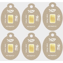 0.05 Gram 24 Ayar Altın - 6 Adet