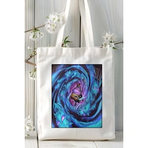Art Hediye Hearthstone Oyun Baskılı Bez Çanta Omuz Çantası Kişiye Özel Model 16 Çok Renkli