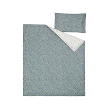 Ikea Guldvavare Tek Kişilik Nevresim Takımı 110 X 130 Cm Beyaz - Mavi