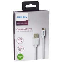 Senalstore Philips Micro Usb Hızlı Şarj Ve Data Kablo 1m Swr2101/93