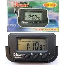 Dijital Küçük Masa Araba Saati Alarm Kronometre Kenko Kk-613d