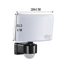 10 Adet Dita Pr130nw 30w 4000k Günışığı 2200 Lümen Sensörlü Led Projektör