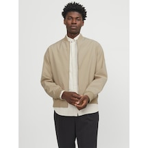 Jack & Jones Erkek Jprccıllusıon Bomber Baharlık Bej Ceket - 12251942 Bej