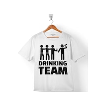 Drınkıng Team İçici Takım Alkol Bira Rakı Çocuk Tişört 001