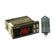 Akıllı Pıd Sıcaklık Nem Kontrol Cihazı Çok İşlevli Otomatik Yumurta Kuluçka Makinesi Termometresi Lcd Ekran Ve İki Sensörlü 100v-240v Ac Zl-7801a