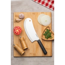 Porsima 3330 Ev Tipi Çok Amaçlı Mutfak Satırı - Salata, Soğan Ve Pizza Doğrama Bıçağı Siyah