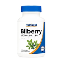 Nutricost Bilberry 1200 Mg Ekstresi 90 Kapsül Yaban Mersini Takviye Edici Gıda