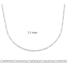 Stillove 2 1 Mm Gümüş Figaro Zincir 0 60 Mikron