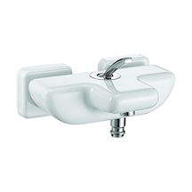 Eca Novita Banyo Bataryası Krom Beyaz Renkli 104102447 Beyaz