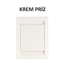 Vakumaks Merkezi Süpürge Sistemleri Vakum Prizi Krem