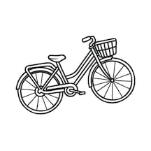 Bisiklet Model 1 Oto Kaliteli Kaliteli Sticker 25 X 17 Cm Aracınıza Yeni Bir Tarz Katın