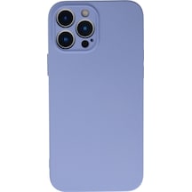Apple iPhone  Uyumlu,  13 Pro Max Kılıf Nano İçi Kadife Silikon - Lila