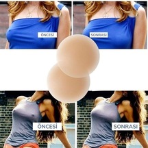 Elektroalisveris Buffer Silikon Göğüs Ucu Kapatıcı Gizleyici Bant Aparat Nipple Ten