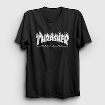 Noıssey Unisex Siyah Logo V6 Thrasher T-shirt 279427tt