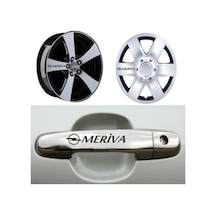 Opel Meriva Kapı Kolu Jant Sticker Yapıştırma 8 Ad
