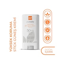 Sun Stick Güneş Kremi 50 Faktör Spf Yüz Güneş Kremi - Güneş Koruyucu - Bebek, Çocuk, Yetişkin