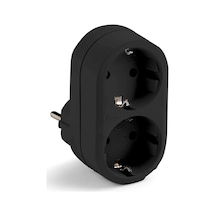 Famatel Adaptör 2â Li 16a 250v Siyah Nuevos Adaptadores