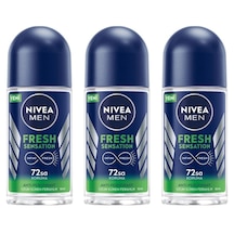 Nivea Fresh Sensation Erkek Roll-on Deodorant 3 X 50 Ml