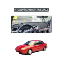 Hyundai Elantra 1995-2000torpido Koruma Halısı Gri Kenar