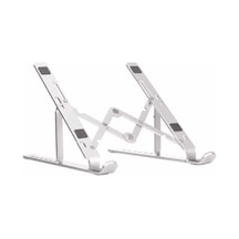 Arabulalaca Apple Uyumlu MacBook Air 13" 2020 A2337 M1 Katlanabilir Taşınabilir 7 Kademeli Metal Stand