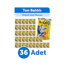 Bado Yetişkin Yaş Kedi Maması Ton Balıklı 400gr 36'lı