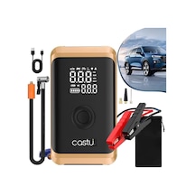 Cs71 Plus 12000mah Akü Takviye Cihazı 4 Ü 1 Arada Jump Starter Kompresör Powerbank 150 Psı