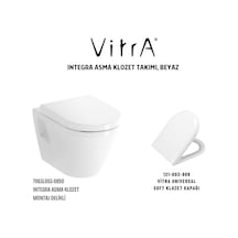 Integra Asma Klozet Açık Montaj 7063l003-0850, VitrA Unıversal Soft Klozet Kapağı 121-003-909 Integra Asma Klozet Açık Montaj 7063l003-0850, VitrA Unıversal Soft Klozet Kapağı 121-003-909