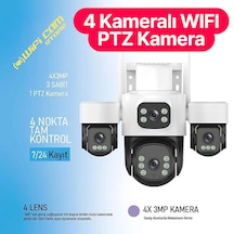 4 Kameralı Wifi Güvenlik Kamerası
