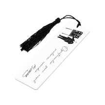 Öğretmenlere Atatürk İmzalı Kitap Ayracı 13.5 Cm X 4 Cm Metal Malzeme