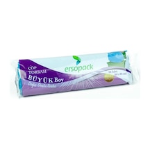 Ersopack Evsel Büyük Boy Çöp Torbası Mavi 65 x 80 CM
