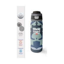 Coral High Renkli Desenli Pipetli Ve Direkt İçim Çelik Termos 800 Ml 38575 Kahverengi