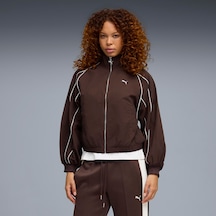 Puma T7 Balloon Sleeve Kadın Kahverengi Ceket 634558