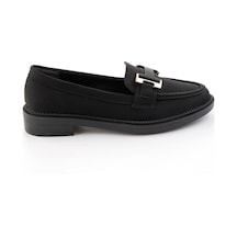 Bambi Siyah Kadın Loafer Ayakkabı K01216100071 Siyah