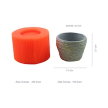 Beton Saksı Silikon Kalıp - 165