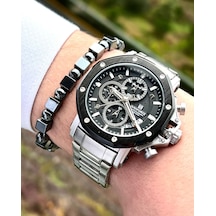 Naviforce Erkek Kol Saati Fonksiyonlu Çelik Kordon 2142 Siyah