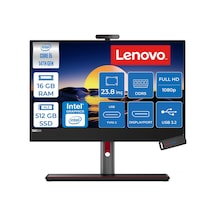 Lenovo ThinkCentre M90a Gen 5 12SKS50800F02 i5-14400 16 GB 512 GB SSD 23.8" Free Dos AIO Masaüstü Bilgisayar