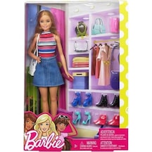 Barbie Bebek ve Muhteşem Aksesuarları Oyun Seti Fvj42