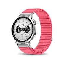 Xiaomi Watch S4, S3, S1, S1 Active, S1 Pro, Watch 2, Watch 2 Pro İle Uyumlu Spor Cırt Kordon 22mm, Pembe