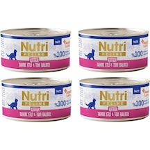 Nutri Feline Kitten Tavuk Etli Ve Ton Balıklı Tahılsız Yavru Kedi Konservesi 70 G X 4 Adet